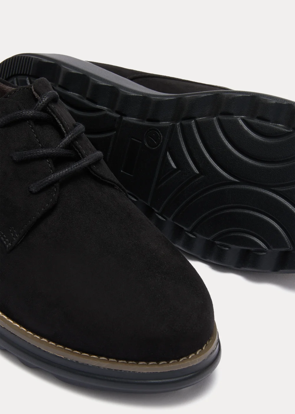 Soleflex Black Lace Up Shoes - Size 3 Image 2