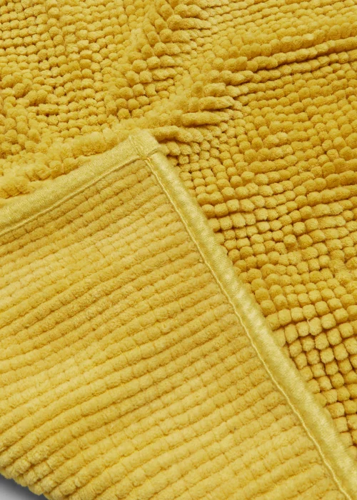 Yellow Chenille Bath Mat Image 2