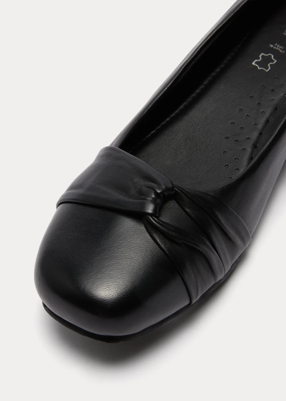 Soleflex Black Square Toe Shoes - Size 3 Image 2