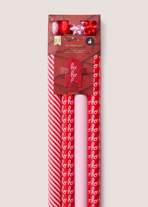 Pink Christmas Wrapping Paper Compendium Image 2