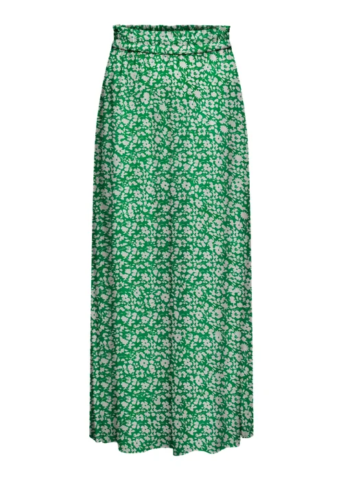 JDY Multicoloured Flower Print Midi Skirt - S - UK 8 Image 1