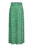JDY Multicoloured Flower Print Midi Skirt - S - UK 8 Image 1