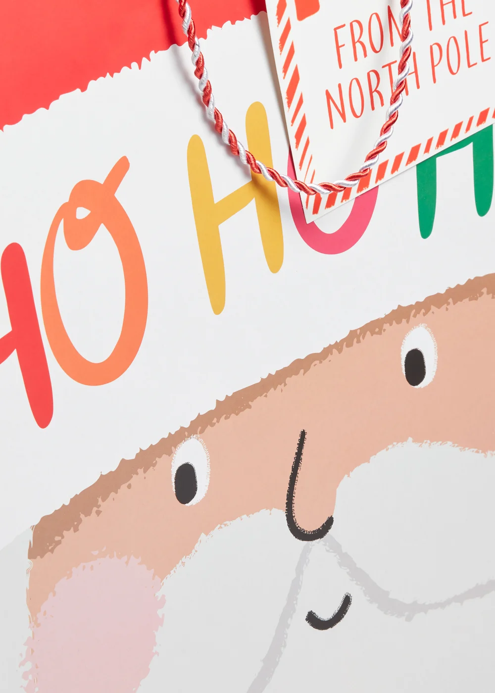 Square Santa Christmas Gift Bag (45cm x 45cm x 20cm) Image 2