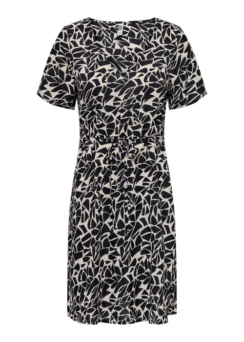 JDY Multicoloured Print Short Sleeve Dress - 8 Image 1