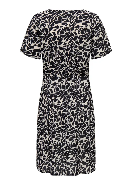 JDY Multicoloured Print Short Sleeve Dress - 8 Image 2