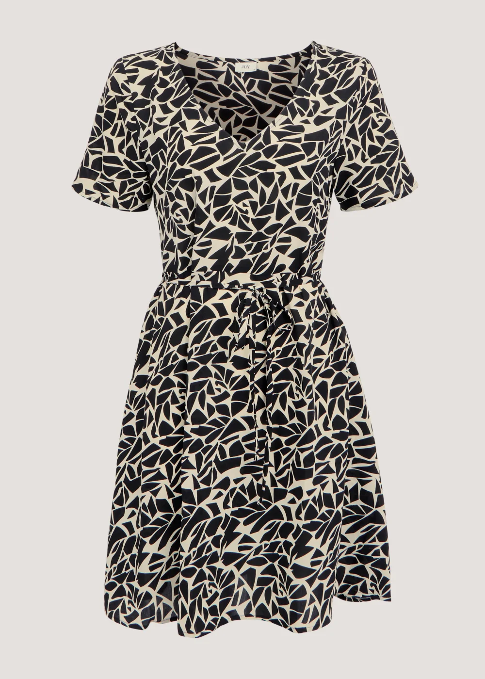JDY Multicoloured Print Short Sleeve Dress - 8 Image 5
