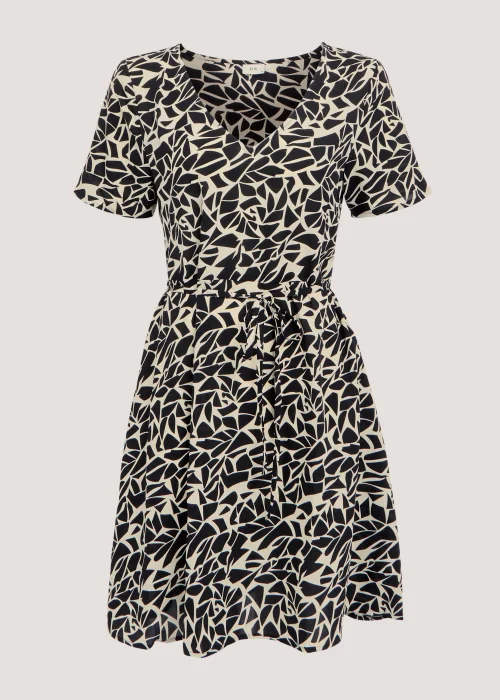 JDY Multicoloured Print Short Sleeve Dress - 8 Image 5