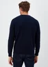 Burgundy Geo Print Crewneck Long Sleeve Jumper - Small Image 2