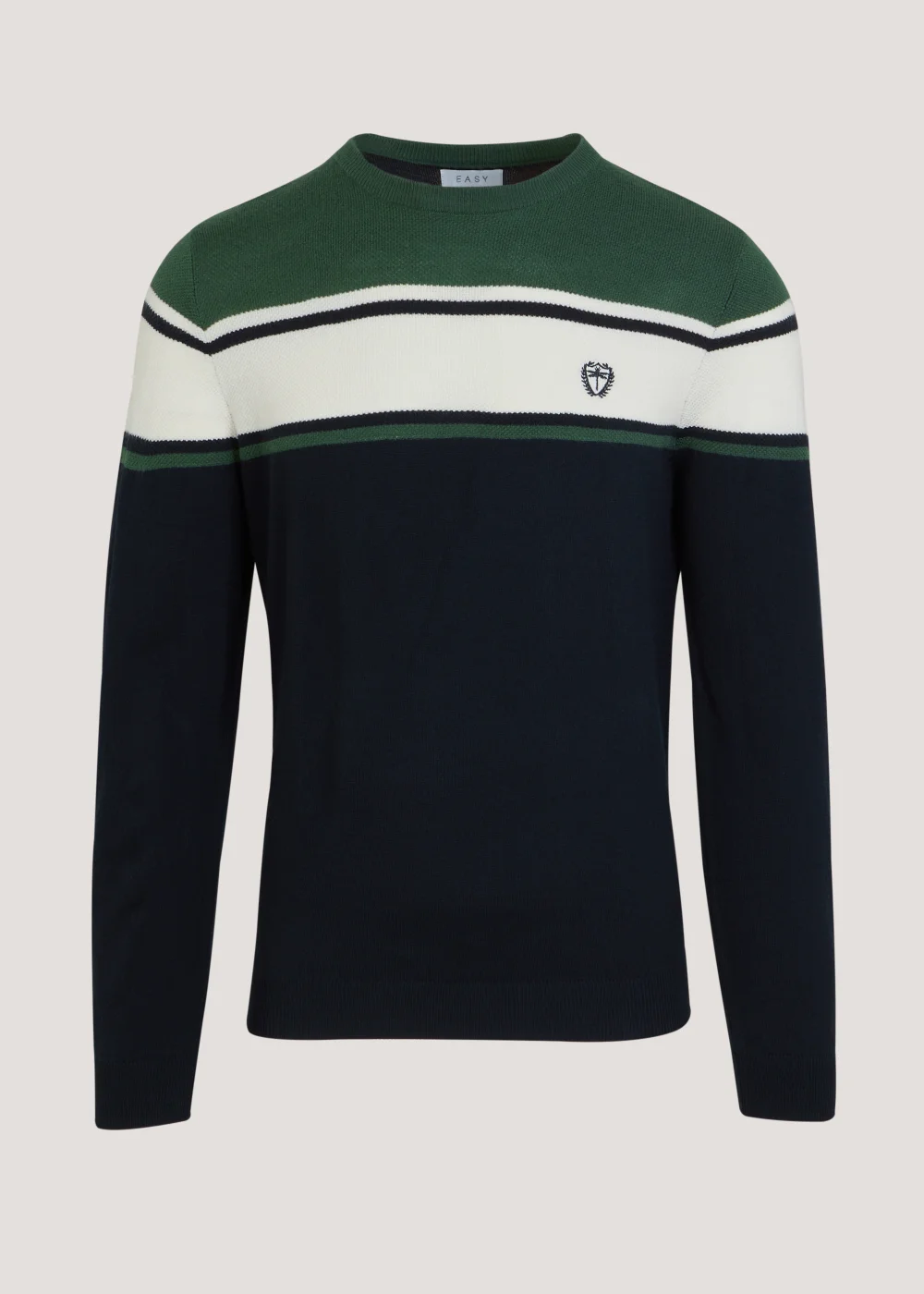 Green Block Print Soft Touch Jumper - S Image 5