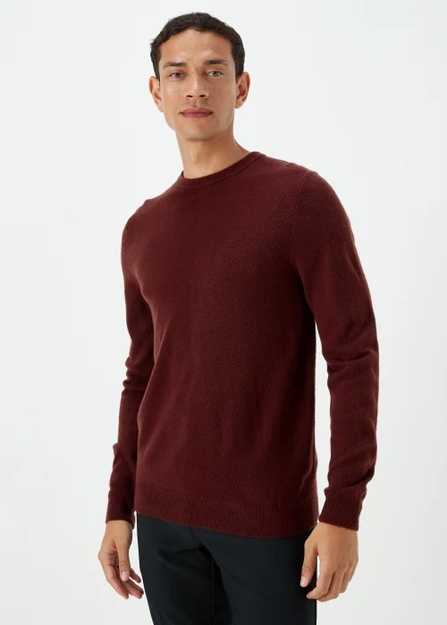 Burgundy Soft Touch Crewneck Sweatshirt - S Image 1