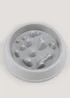 Grey Slow Feed Pet Bowl (21.5cm x 4cm) Image 2