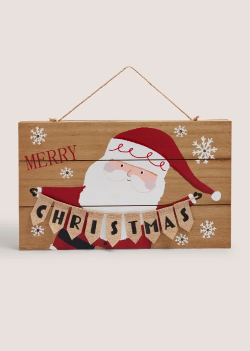LED Merry Christmas Sign (40cm x 3cm x 24cm) Image 1