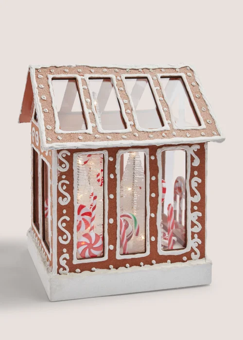 Gingerbread LED Greenhouse (26cm x 22cm x 30cm) Image 1