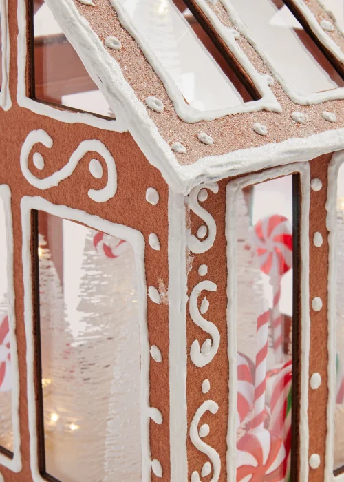 Gingerbread LED Greenhouse (26cm x 22cm x 30cm) Image 2