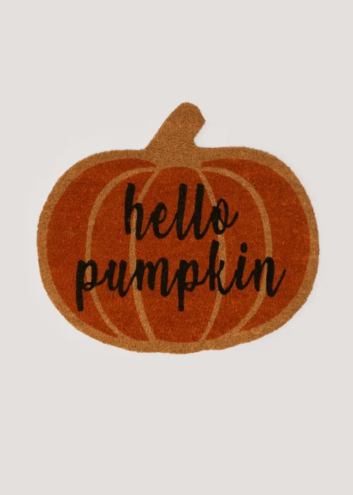 Hello Pumpkin Doormat (51cm x 58cm) Image 1