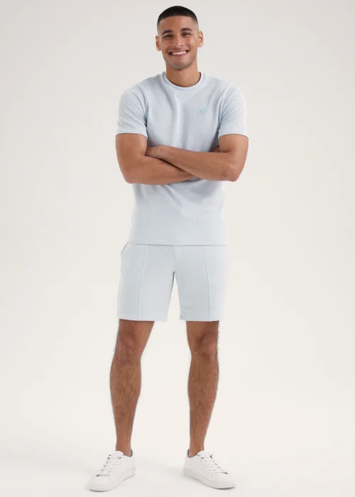 Blue Checkboard Co-Ord T-Shirt - Small Image 4