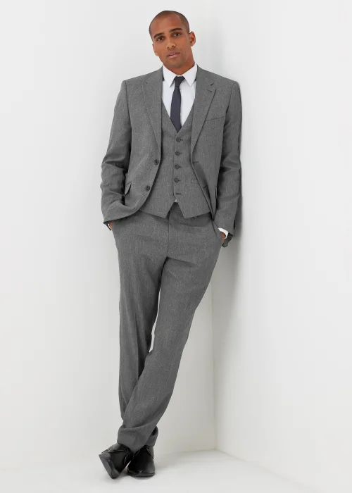 Taylor & Wright Albert Charcoal Tailored Fit Suit Jacket - 38 Chest Regular Image 4