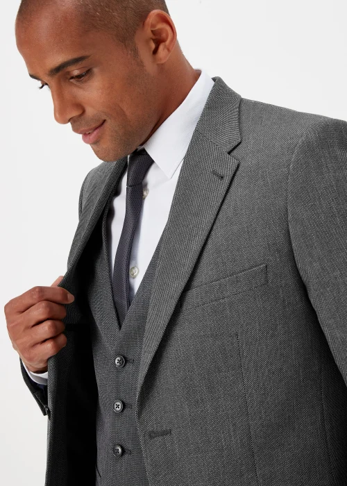 Taylor & Wright Albert Charcoal Tailored Fit Suit Jacket - 38 Chest Regular Image 3