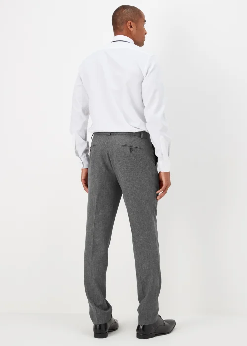 Taylor & Wright Albert Charcoal Tailored Fit Suit Trousers - 32 Waist Long Image 2