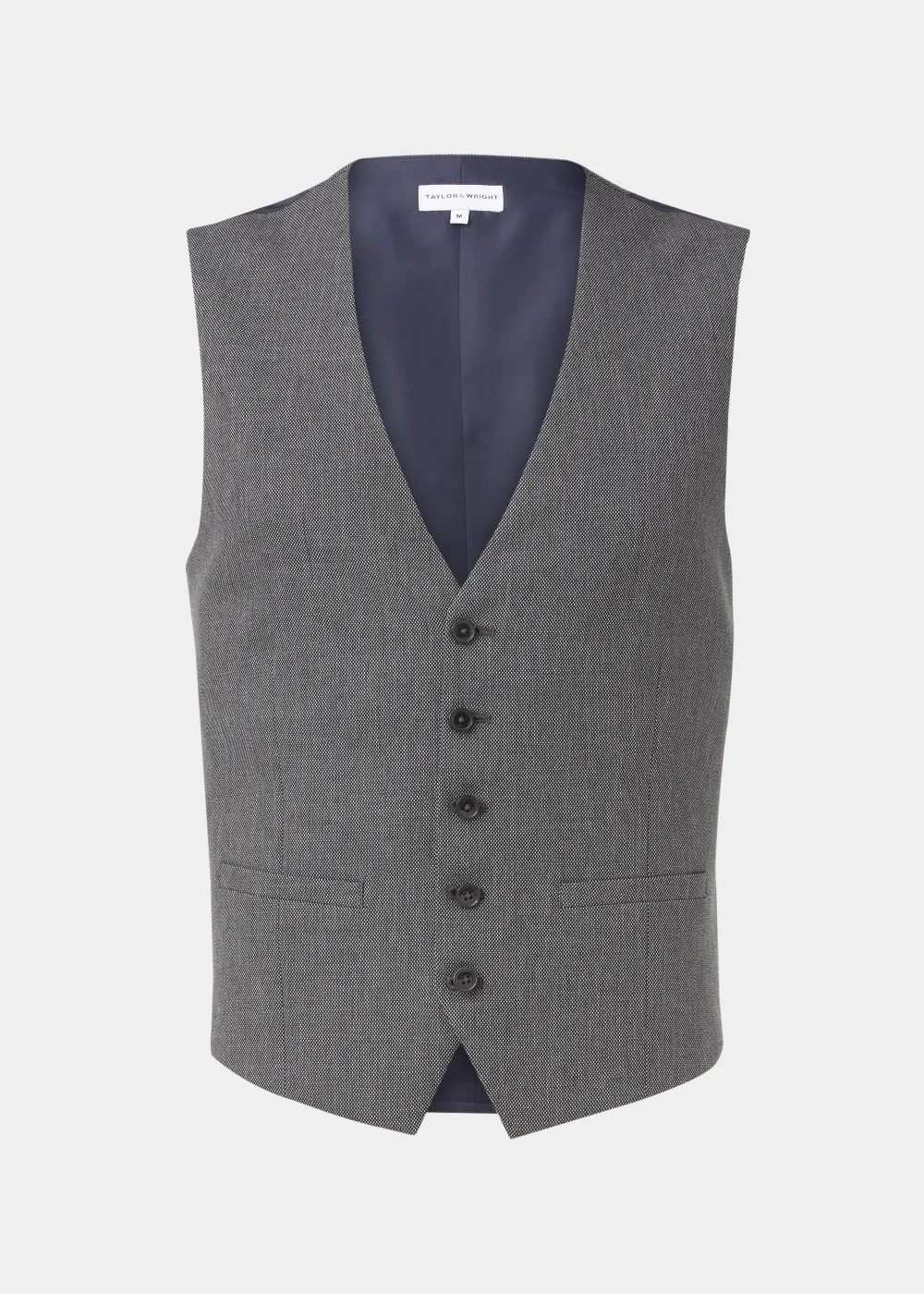 Taylor & Wright Albert Charcoal Waistcoat - Small Image 1