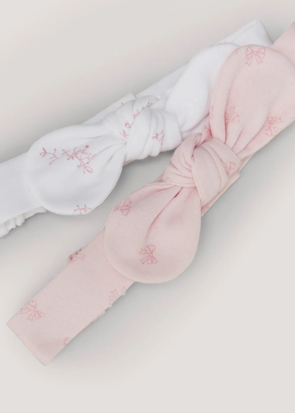 2 Pack Baby Headbands (Newborn-6mths) - Age 0 - 3 Months Image 2