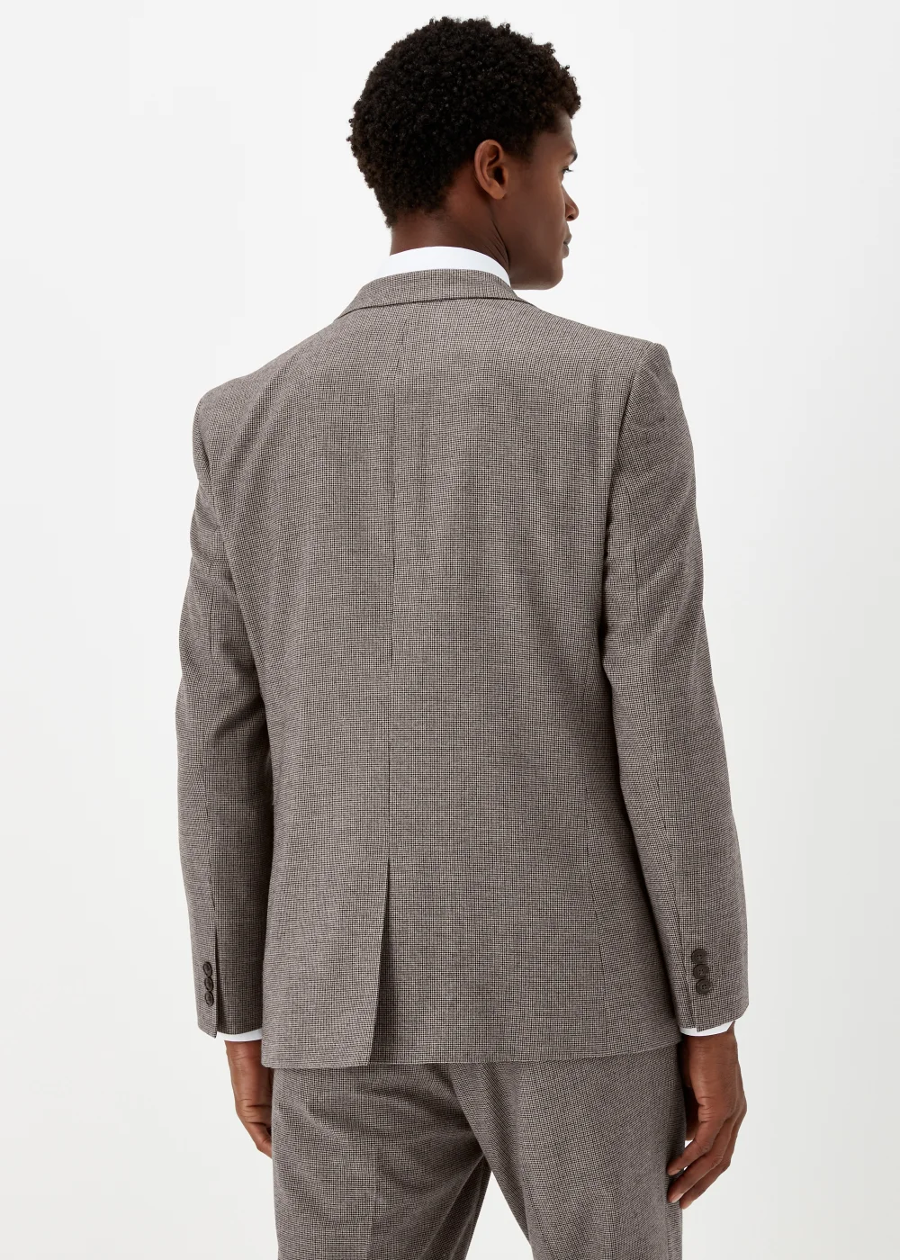 Taylor & Wright Severn Brown Tailored Fit Jacket - 38 Chest Regular Image 2