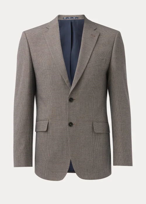 Taylor & Wright Severn Brown Tailored Fit Jacket - 38 Chest Regular Image 5