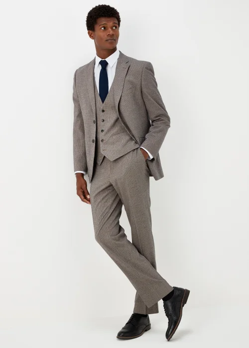 Taylor & Wright Severn Brown Suit Waistcoat - Small Image 4