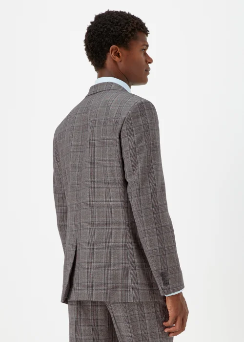 Taylor & Wright Lambeth Charcoal Check Tailored Fit Suit Jacket - 38 Chest Regular Image 2