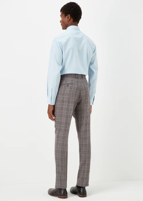 Taylor & Wright Lambeth Charcoal Check Tailored Fit Suit Trousers - 32 Waist Regular Image 2