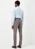 Taylor & Wright Lambeth Charcoal Check Tailored Fit Suit Trousers - 32 Waist Regular Image 2