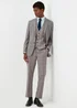 Taylor & Wright Lambeth Charcoal Check Suit Waistcoat - Small Image 4