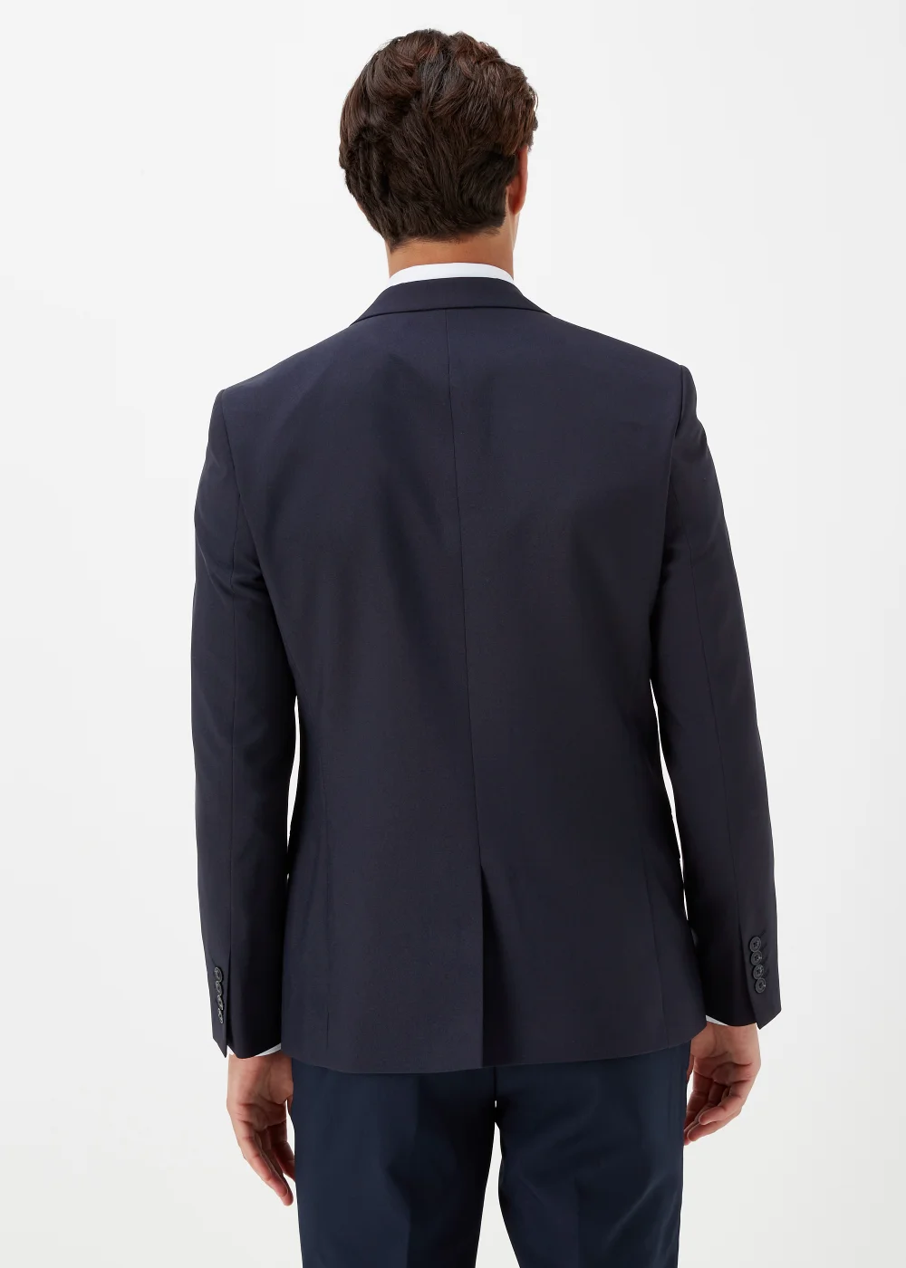 Taylor & Wright Panama Navy Slim Fit Suit Jacket - 38 Chest Short Image 4