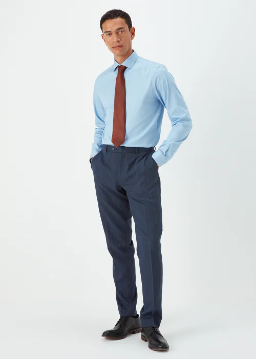 Taylor & Wright Westminister Navy Slim Fit Suit Trousers - 30 Waist Regular Image 1