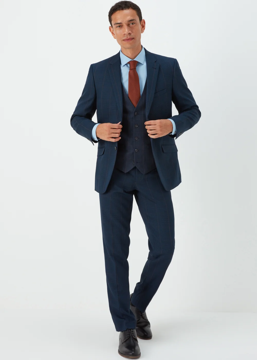 Taylor & Wright Westminster Navy Suit Waistcoat - Small Image 4
