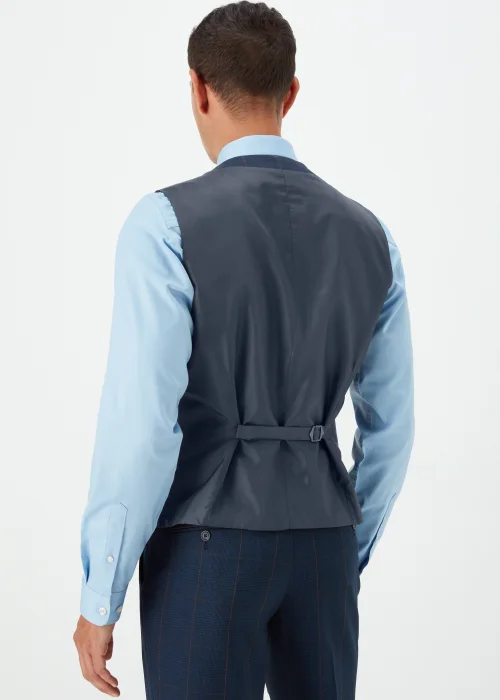 Taylor & Wright Westminster Navy Suit Waistcoat - Small Image 2