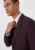Taylor & Wright Putney Plum Slim Fit Suit Jacket - 38 Chest Short Image 3