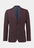 Taylor & Wright Putney Plum Slim Fit Suit Jacket - 38 Chest Short Image 5