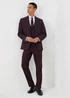 Taylor & Wright Putney Plum Slim Fit Suit Jacket - 38 Chest Short Image 4