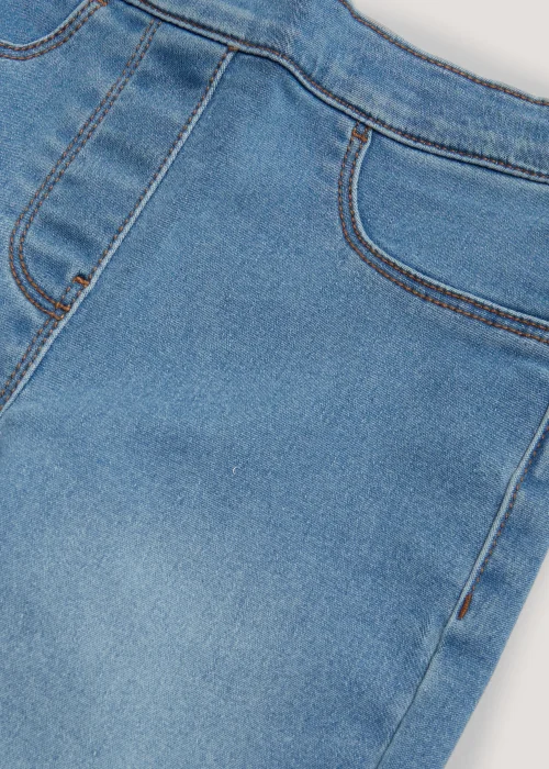 Girls Light Wash Jeggings (4-15yrs) - Age 10 Years Image 2