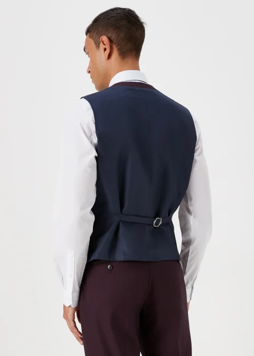 Taylor & Wright Putney Plum Suit Waistcoat - Small Image 2