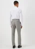 Taylor & Wright Chelsea Stone Check Slim Fit Suit Trousers - 30 Waist Regular Image 2