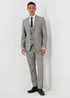 Taylor & Wright Chelsea Stone Check Slim Fit Suit Trousers - 30 Waist Regular Image 4