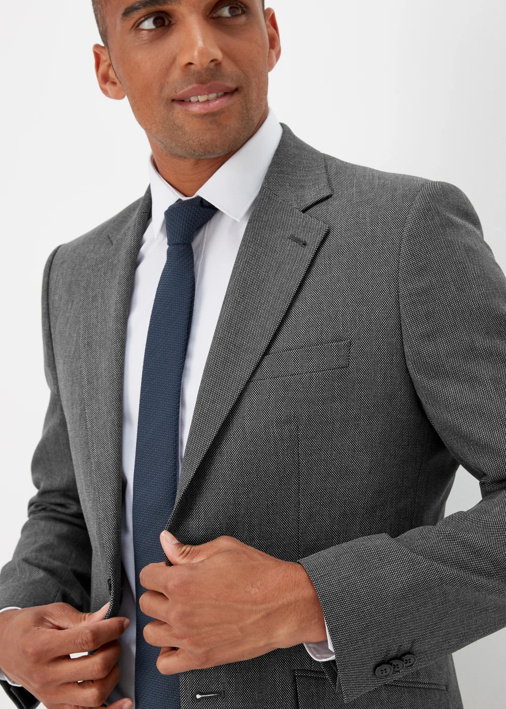 Taylor & Wright Albert Charcoal Slim Fit Suit Jacket - 36 Chest Regular Image 3