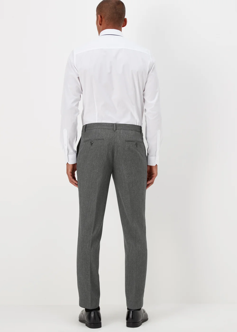 Taylor & Wright Albert Charcoal Slim Fit Suit Trousers - 30 Waist Regular Image 2