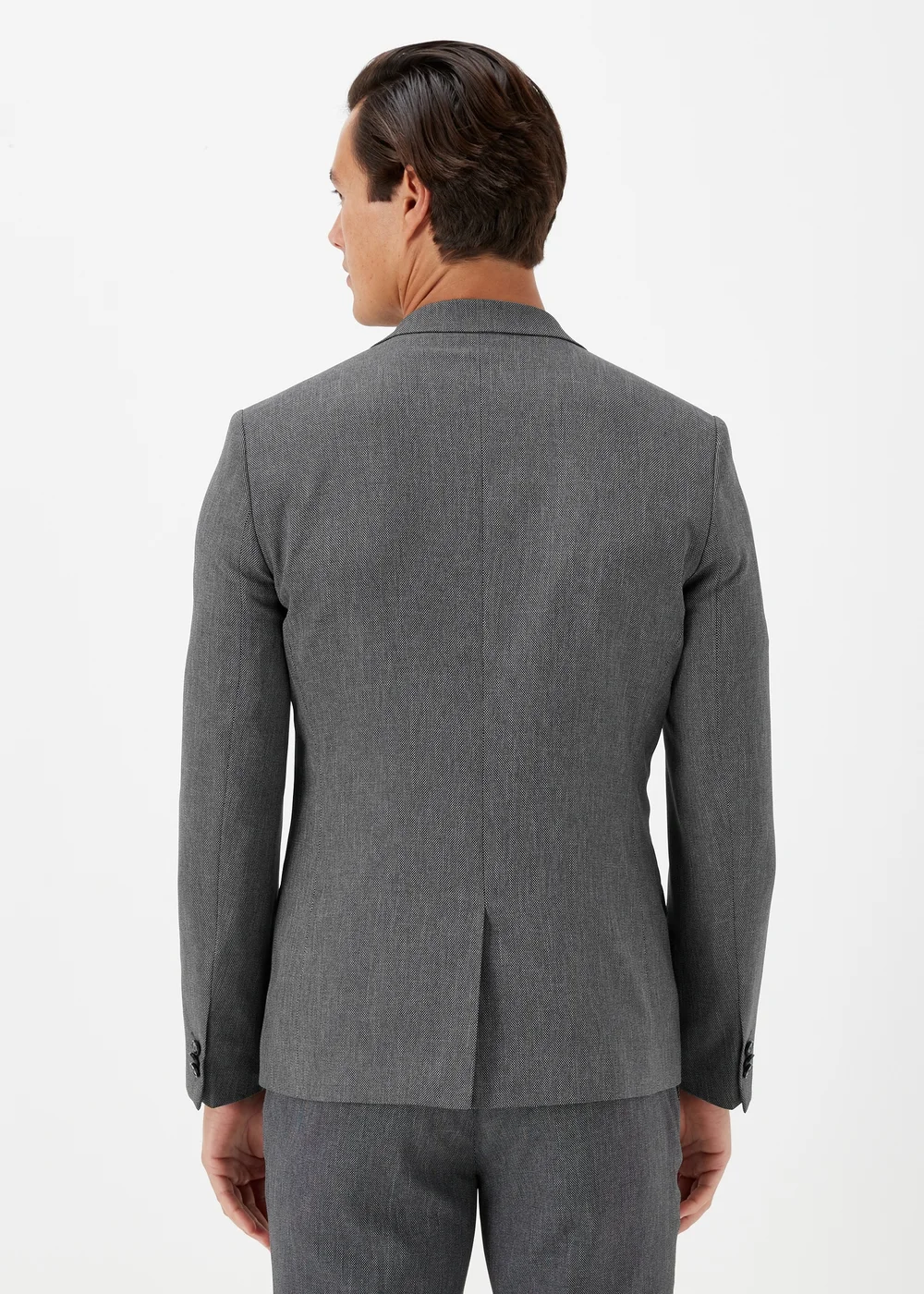 Taylor & Wright Albert Charcoal Skinny Fit Suit Jacket - 36 Chest Regular Image 2