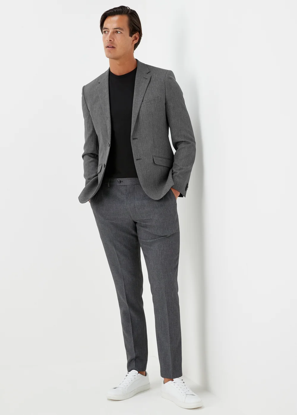 Taylor & Wright Albert Charcoal Skinny Fit Suit Jacket - 36 Chest Regular Image 4