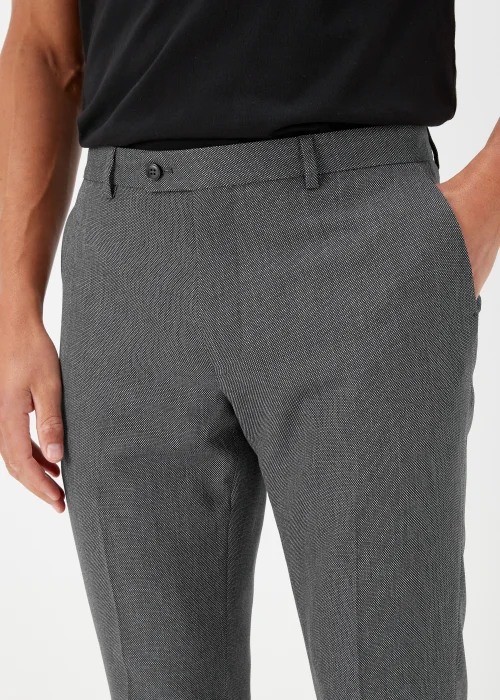 Taylor & Wright Albert Charcoal Skinny Fit Suit Trousers - 30 Waist Regular Image 3