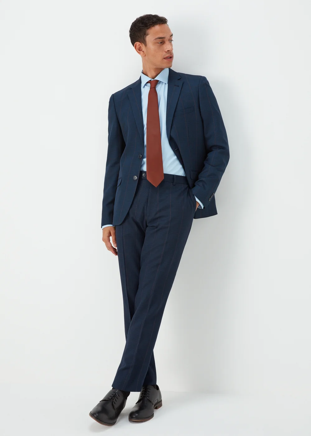 Taylor & Wright Westminster Navy Skinny Fit Suit Trousers - 30 Waist Regular Image 4