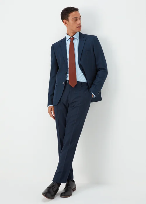 Taylor & Wright Westminster Navy Skinny Fit Suit Trousers - 30 Waist Regular Image 4